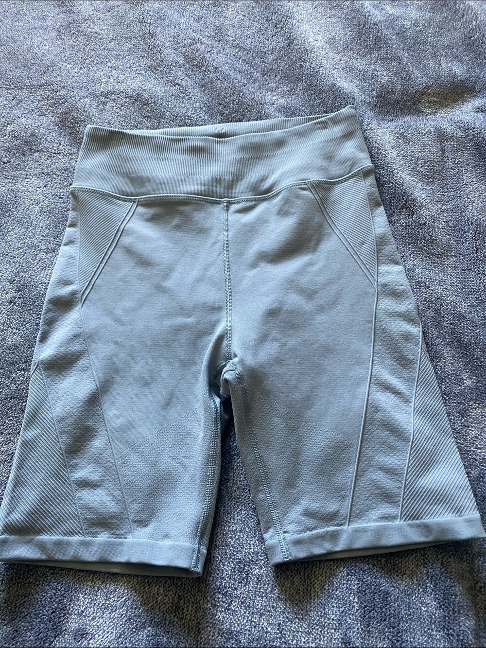 lululemon athletica Sage Green High-Rise Bike Shorts